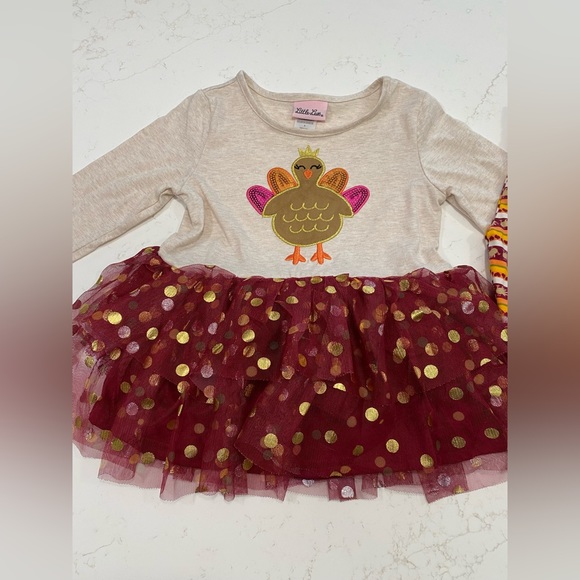 Thanksgiving Outfit with Sequins and Ruffles
